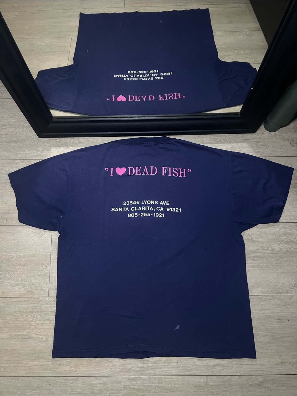 Vintage 1990s Light & Healthy “I Love Dead Fish” Single Stitch Fishing Shirt